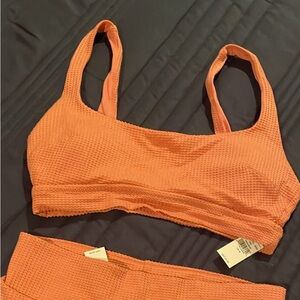 New Aerie Coral SwimSuit. Size M.